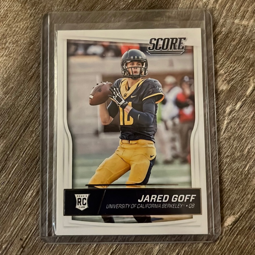 2016 Panini Score Jared Goff Rookie Card #332 University of California